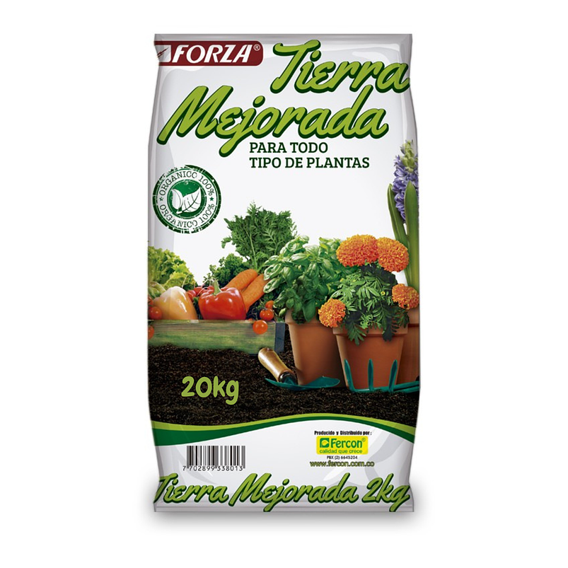 Sustrato Abono Organico Tierra Mejorada Para Plantas x 20 Kilos 1