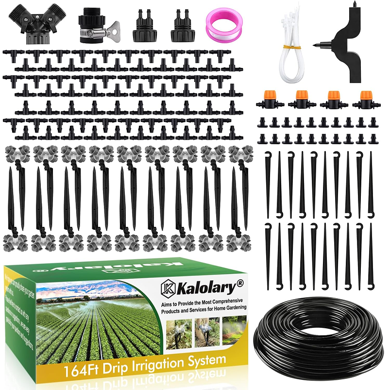 Sistema De Riego por Gotero, Aspersores y Nebulizadores para Plantas Jardín y Huertos 1