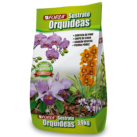 Sustrato Abono Para Orquideas Grueso x 3.9 Kilos