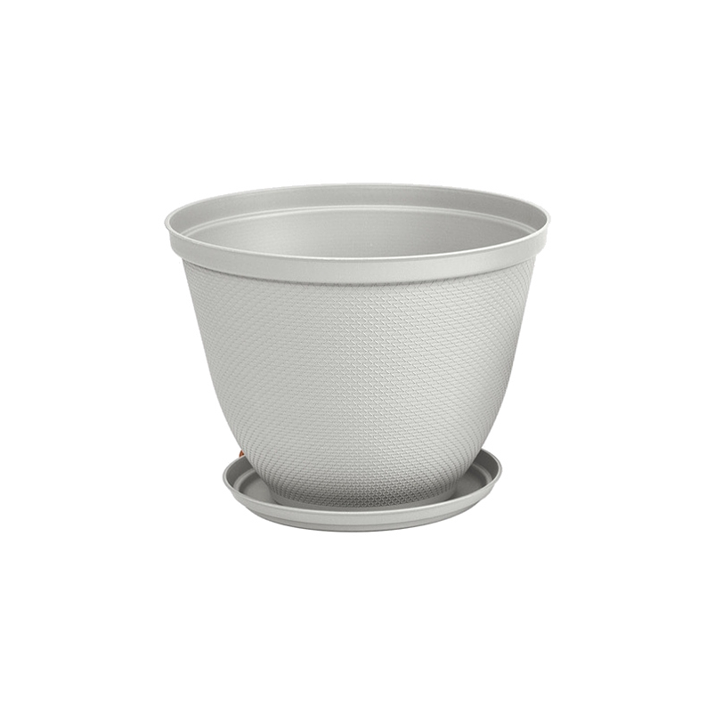 Maceta Plástica De Plantas más Plato 35cm Diámetro x27cm Alto 2