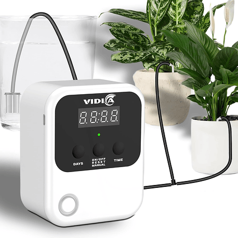Sistema de Riego Automático con Temporizador Programable para Plantas de Interior