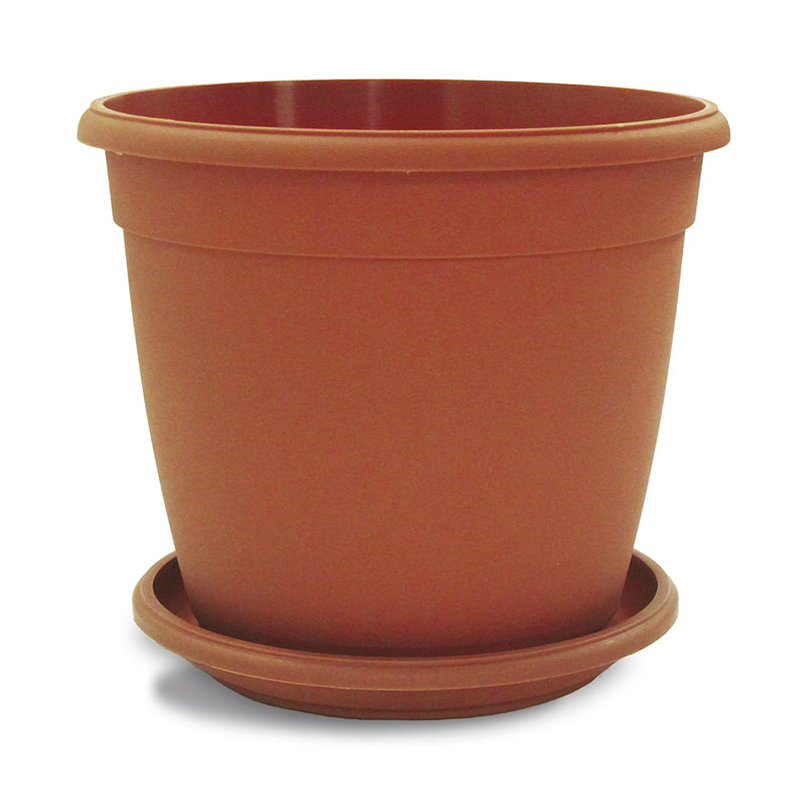 Maceta Plantas Redonda Plástica 40cm Diámetro x35cm Alto Más plato 2