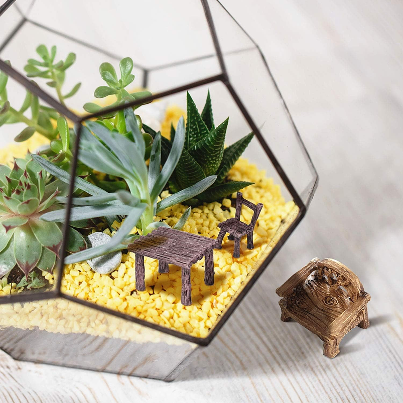 Mini Figuras Jardín Terrarios Decoracion X12 Unidades 10