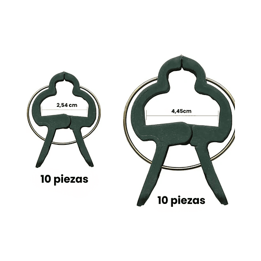 Clips Gancho Apoyo De Plantas De Jardín, Hortalizas x20 Unidades 8