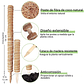 Kit Soporte De Plantas En Fibra De Coco x2 Unidades Más Herramientas - Miniatura 6