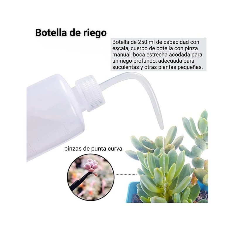 Kit Herramientas Bonsái x14 Piezas Premium Cactus Suculenta 7