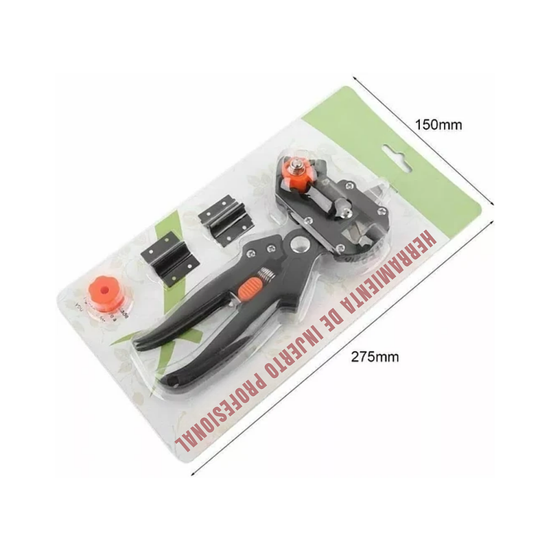 Kit Tijera Para Injerto de Plantas Arboles y Corte 2 en 1 9