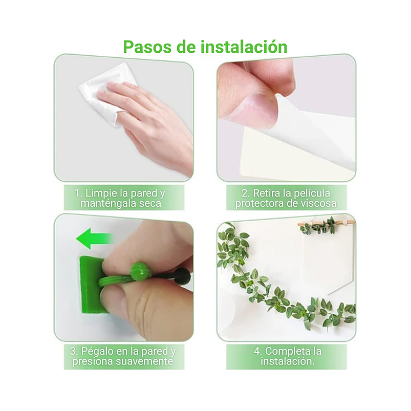 Clip Gancho De Amarre De Plantas, Hortalizas De Pared X20pz 5