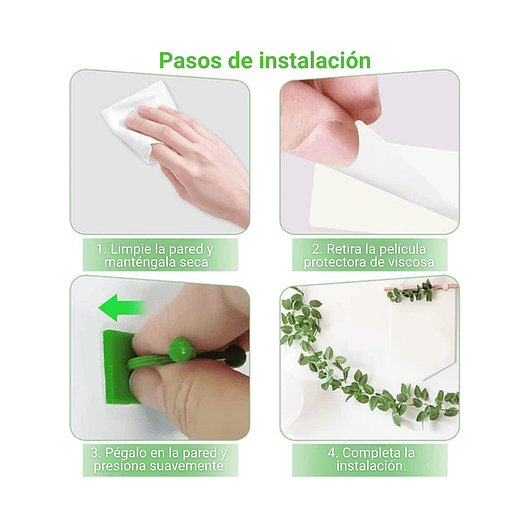 Clip Gancho De Amarre De Plantas, Hortalizas De Pared X 10pz 6