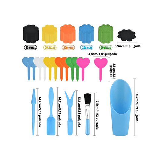 Kit Herramientas Esencial de Siembra Para Cactus y Suculenta 2