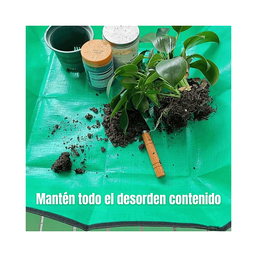 Alfombra Tapete Jardinería Trasplante De Plantas 66cm X 66cm 5