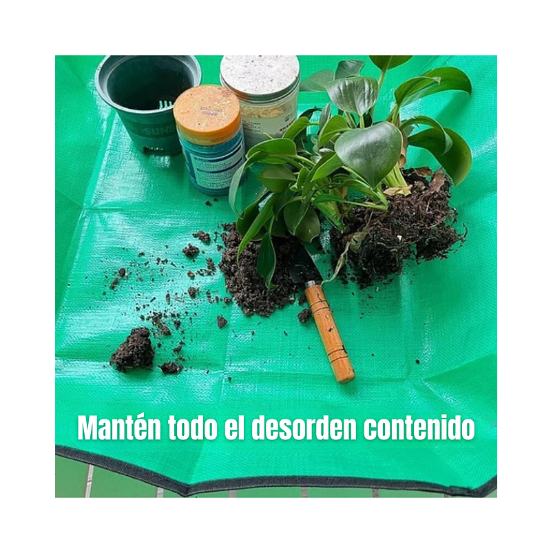 Alfombra Tapete Jardinería Trasplante De Plantas 66cm X 66cm 5