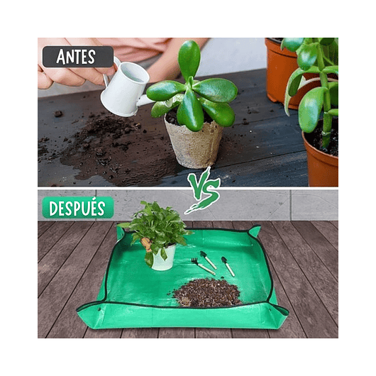 Alfombra Tapete Jardinería Trasplante De Plantas 66cm X 66cm 7