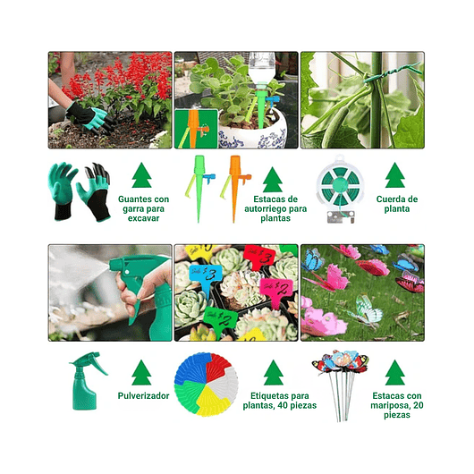 Juego De Herramientas De Jardinería de 84 Piezas 3