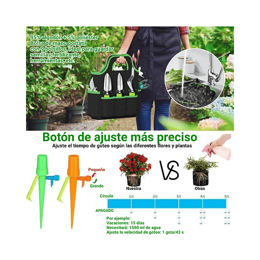 Juego De Herramientas De Jardinería de 84 Piezas 5
