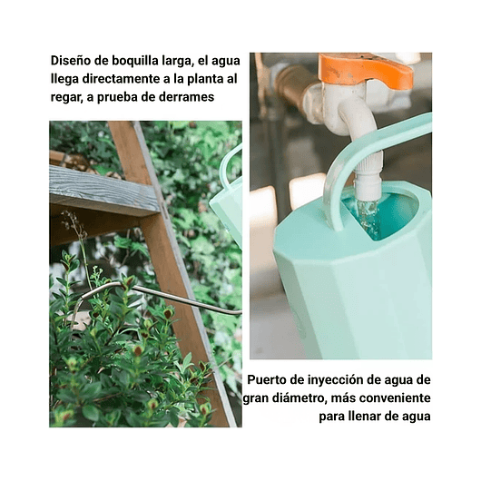 Regadera Premium Candy Green 1.2 Litros Salida Larga 9