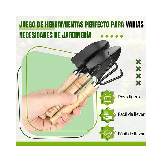 Regadera Chic De Plantas x1 Litro Acero más herramientas de Jardín 4