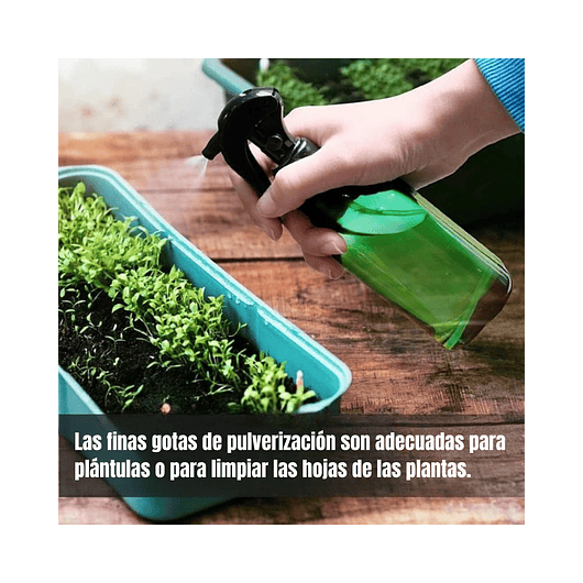 Regadera Plastica Plantas Premium Salida en Acero más Spray x1 litro mas 2 Peras de Riego 6