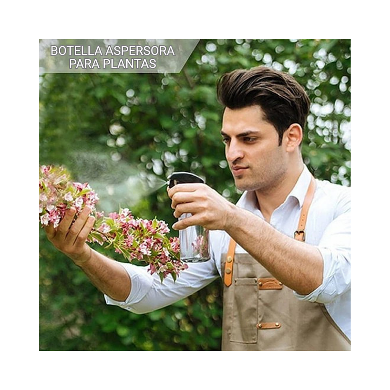 Regadera Plantas Premium x1 Litro Salida Larga Acero más spray 8