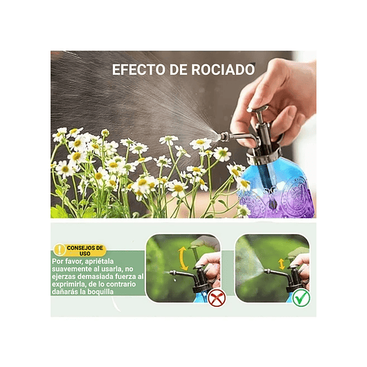 Regadera Spray Vintage En Vidrio x200ml Rociadora Atomizado 7