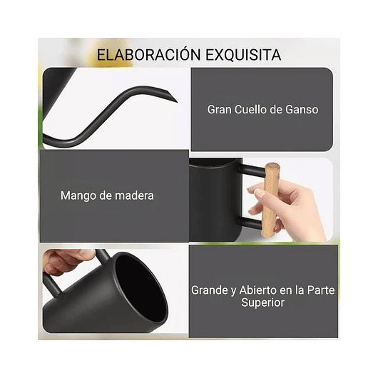 Regadera Chic de Plantas Jardín x1 Litro Acero 8