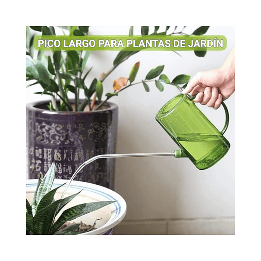 Kit Regadera Plástica Plantas Salida en Acero x 1 Litro 2