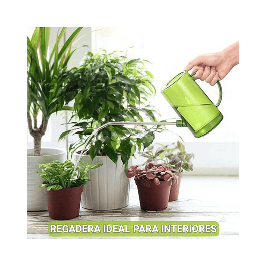 Kit Regadera Plástica Plantas Salida en Acero x 1 Litro 4