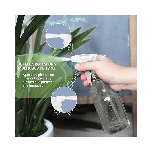 Kit Regadera Plástica Plantas Salida en Acero x 1 Litro 5