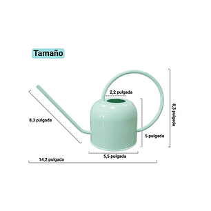 Regadera De Plantas Premium X1.5 Litros Salida Larga Acero G