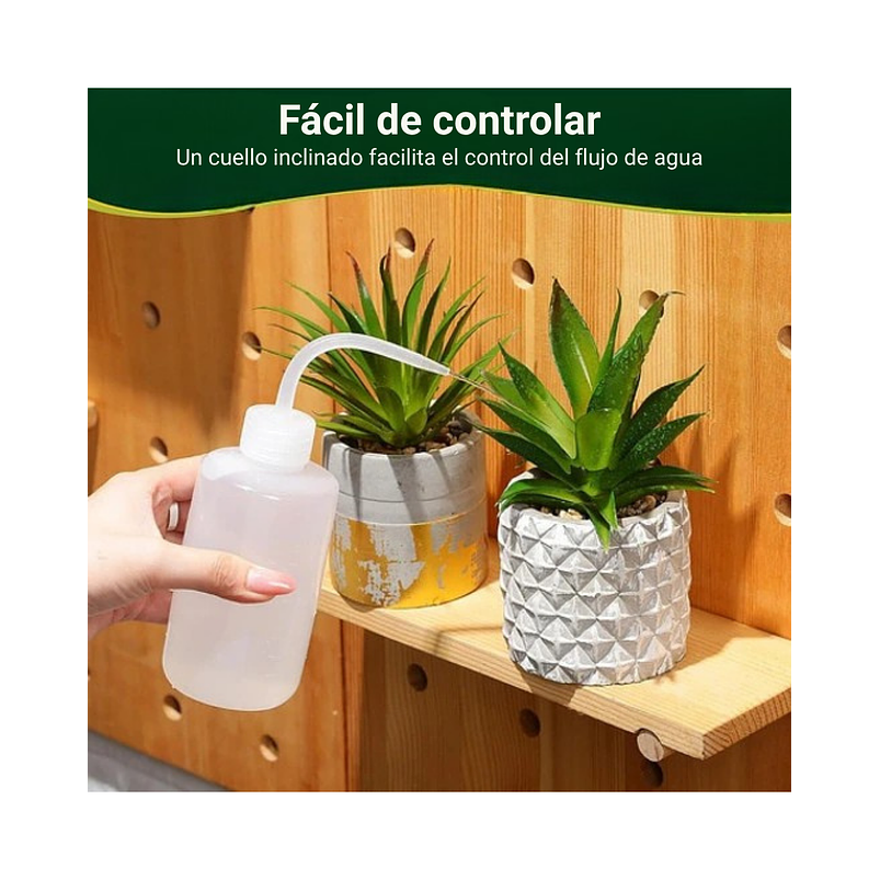 Botella De Riego De Apretar Ideal Cactus Suculentas X500 Ml 5