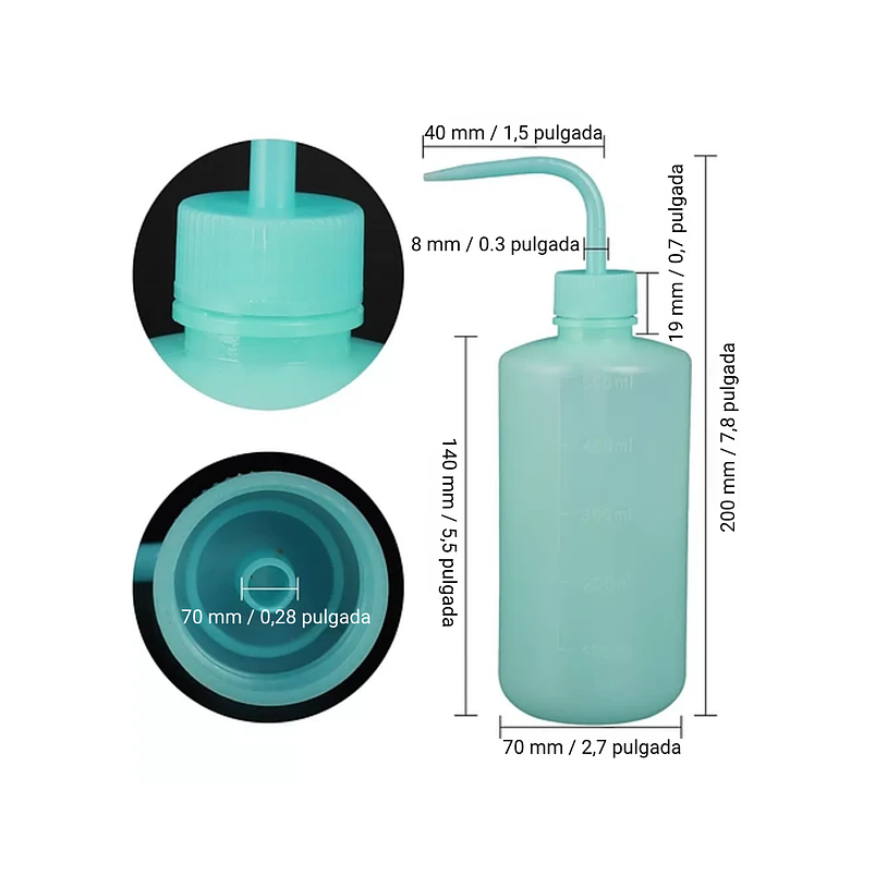 Botella De Riego De Apretar Ideal Cactus Suculentas X500 Ml 6