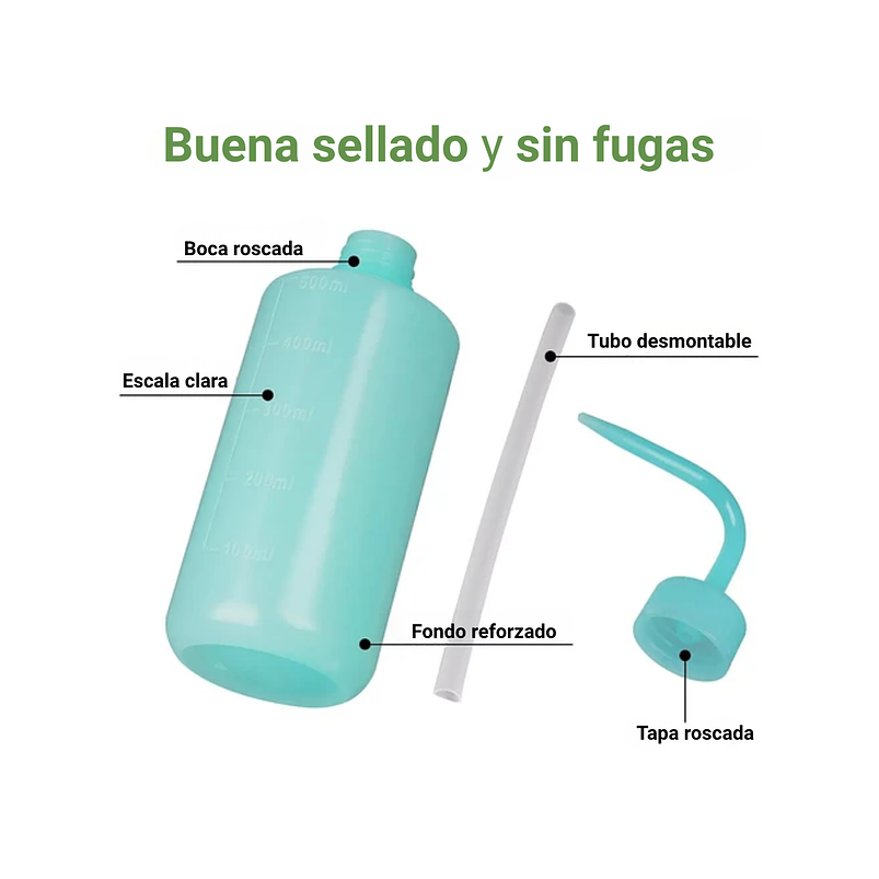 Botella De Riego De Apretar Ideal Cactus Suculentas X500 Ml 8