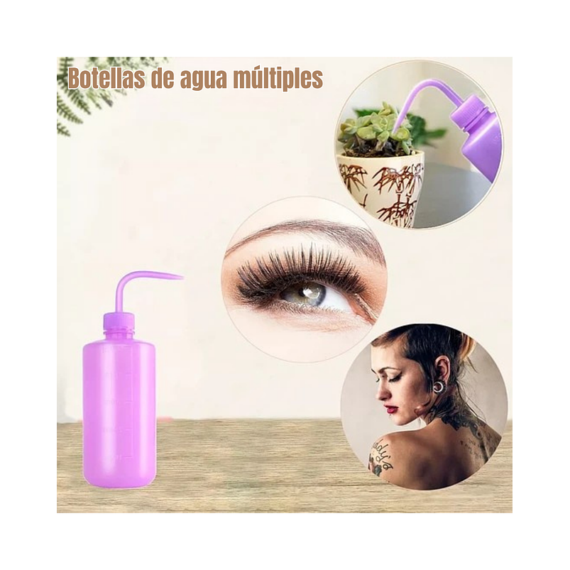 Botella de Riego Apretar x500ml Plantas más Tapa Regadera 5