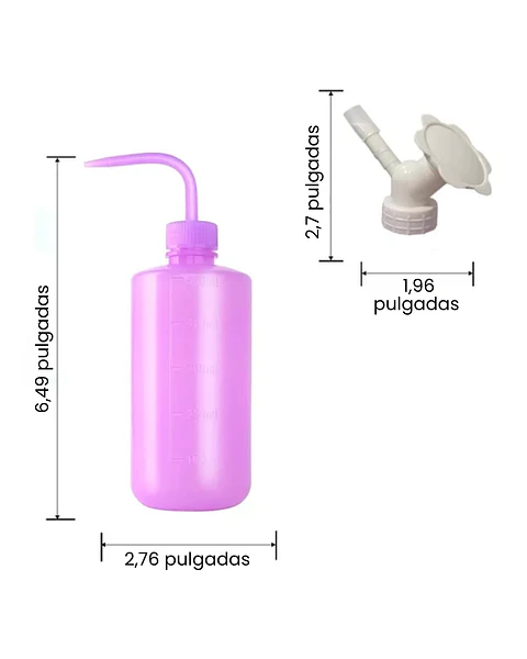 Botella de Riego Apretar x500ml Plantas más Tapa Regadera