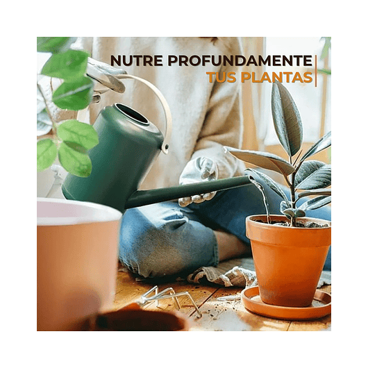 Regadera Plástica De Plantas Jardín x1,6 Litros 4