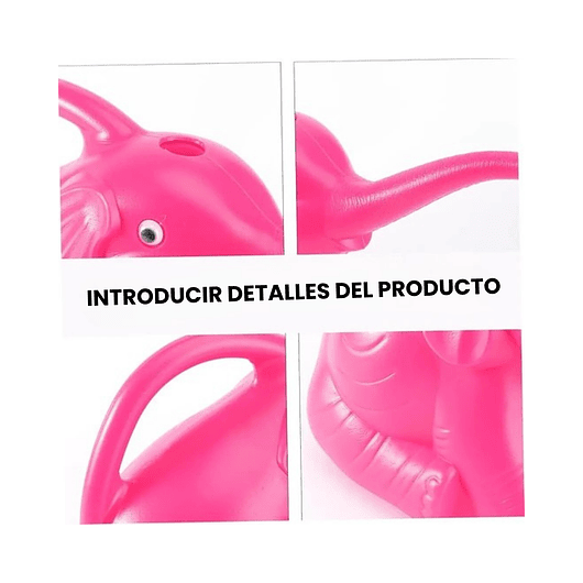 Regadera Plantas Jardín Para Niños Plástico Rígido 13