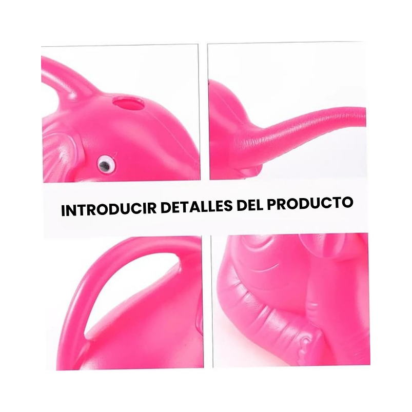 Regadera Plantas Jardín Para Niños Plástico Rígido 13