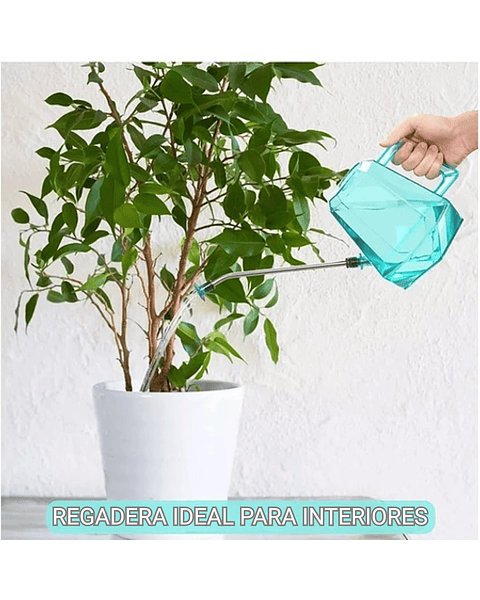 Regadera Premium Plantas 1.2lt +botella Exprimir De Riego