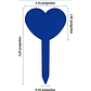 Etiquetas Plantas Siembra Corazón x100 Unidades - Miniatura 9