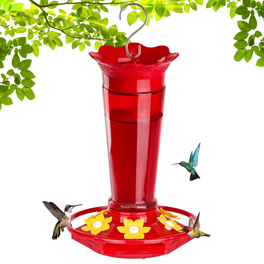 Bebedero Colibríes Aves Jardín Botella en Vidrio 10oz 9