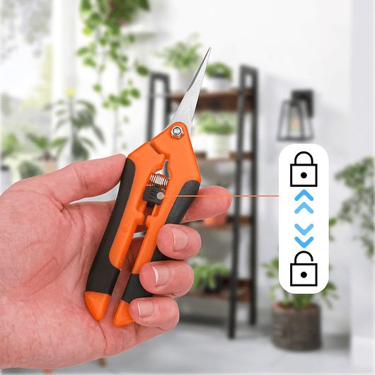 Tijera De Poda De Plantas Acero Inoxidable Punta Recta 9