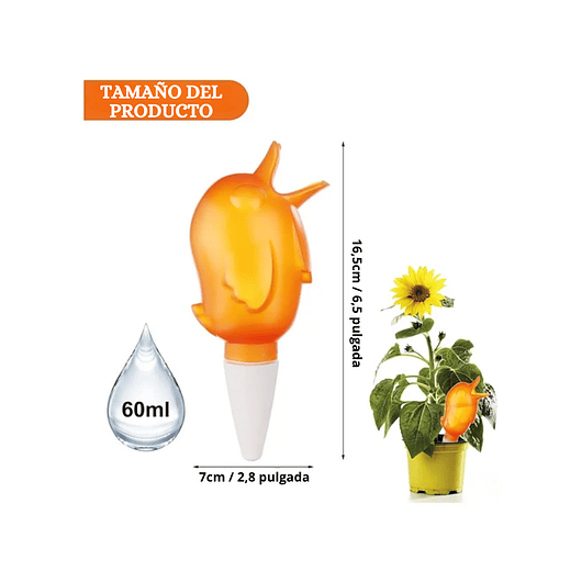 Estacas en Arcilla De Riego Autonomo Para Plantas x8 Unidades 2