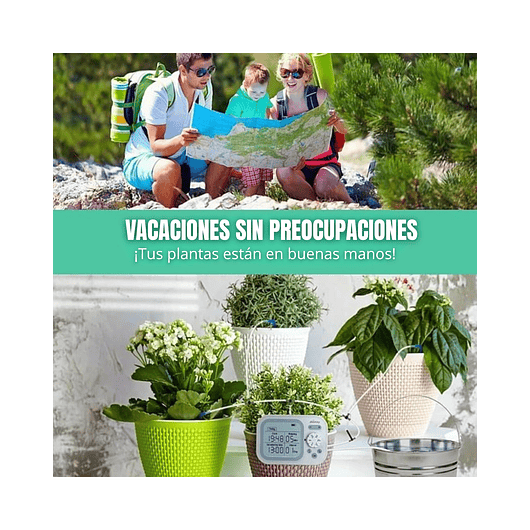 Sistema Automático De Riego Goteo Para Plantas de Interior 6