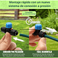 Sistema De Riego Por Goteo Huerto y Jardin x 20mts Con Conector Rápido - Miniatura 5