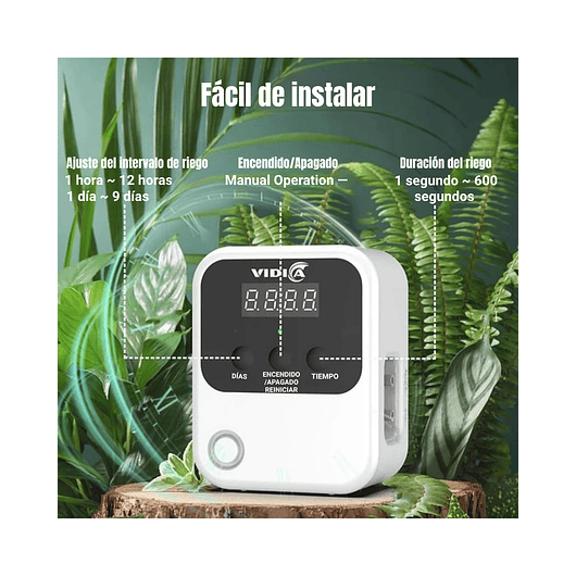 Sistema de Riego Automático con Temporizador Programable para Plantas de Interior 4