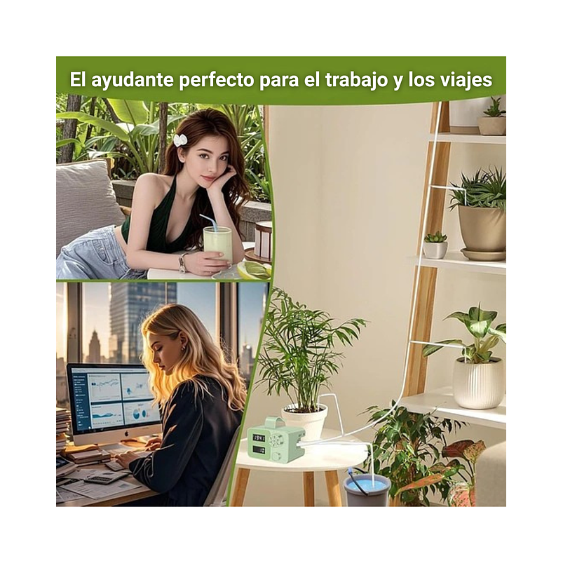 Riego Automatico Por Goteo Con Temporizador Para 15 Plantas 8