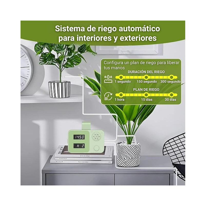 Riego Automatico Por Goteo Con Temporizador Para 15 Plantas 9