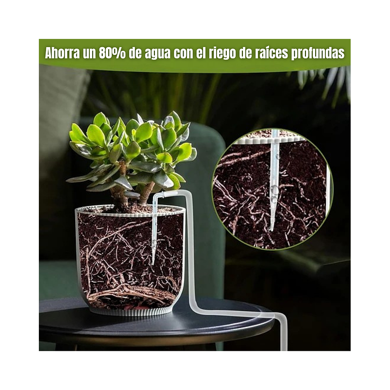 Riego Automatico Por Goteo Con Temporizador Para 15 Plantas 10