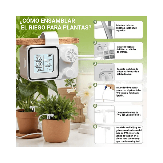Sistema Riego Automático Programable Para Plantas  4
