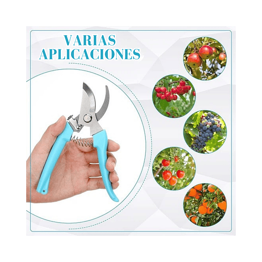 Tijera de Poda Para Plantas - Jardinería Hoja En Acero 16